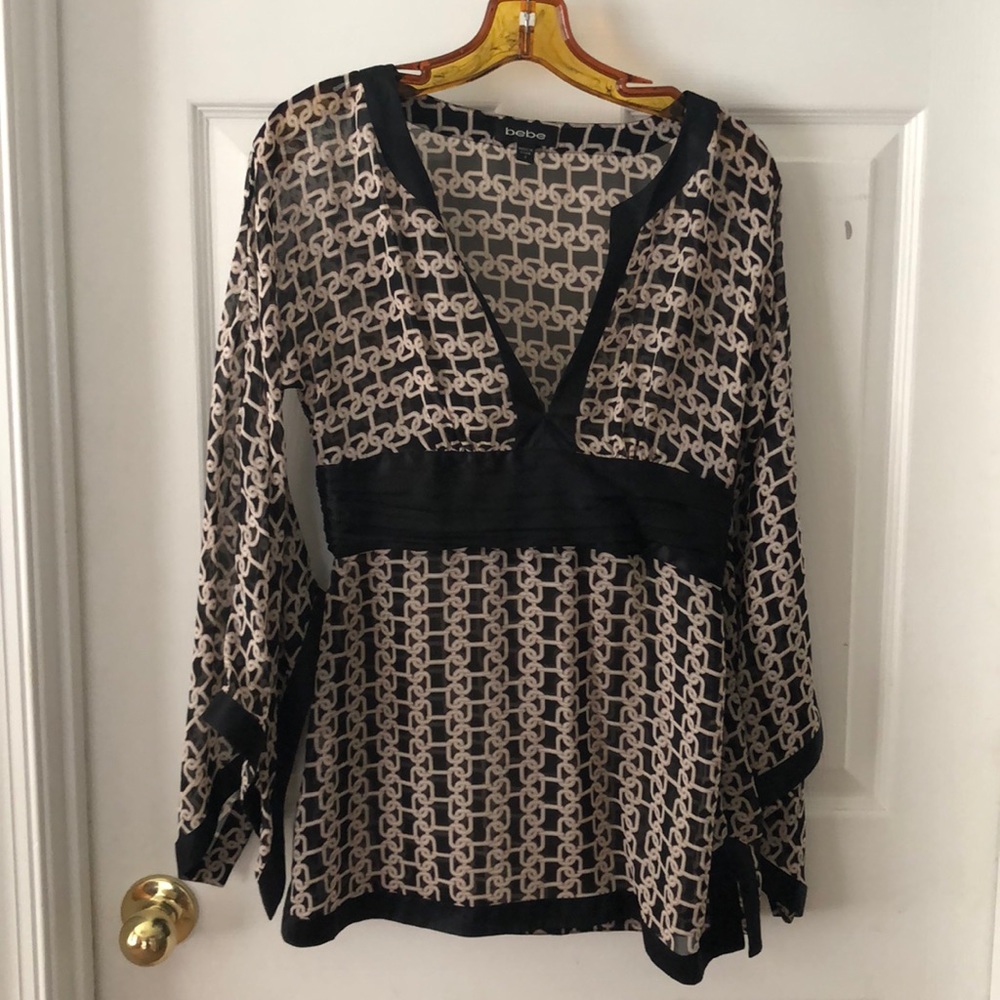 Bebe silk blouse